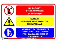 Panouri pentru respectarea regulilor protectie